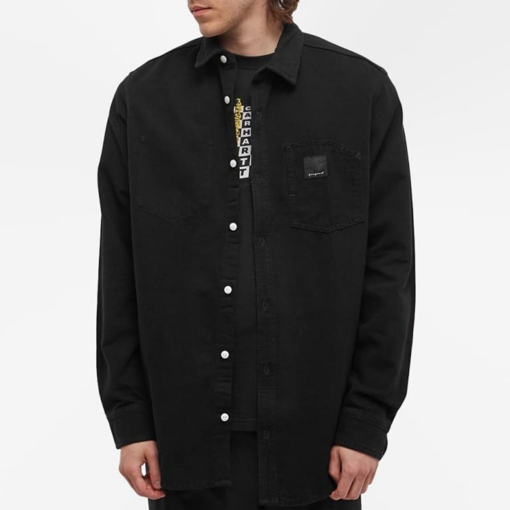 Carhartt WIP x Toogood Draughtsman Tony Shirt in Black Medium
